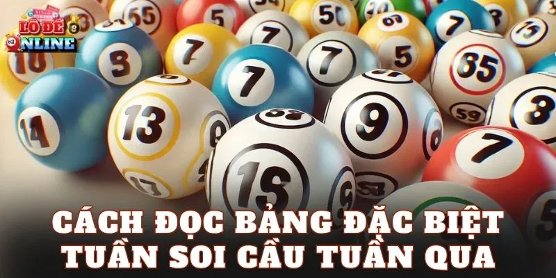 Cách đọc bảng đặc biệt tuần soi cầu tuần qua